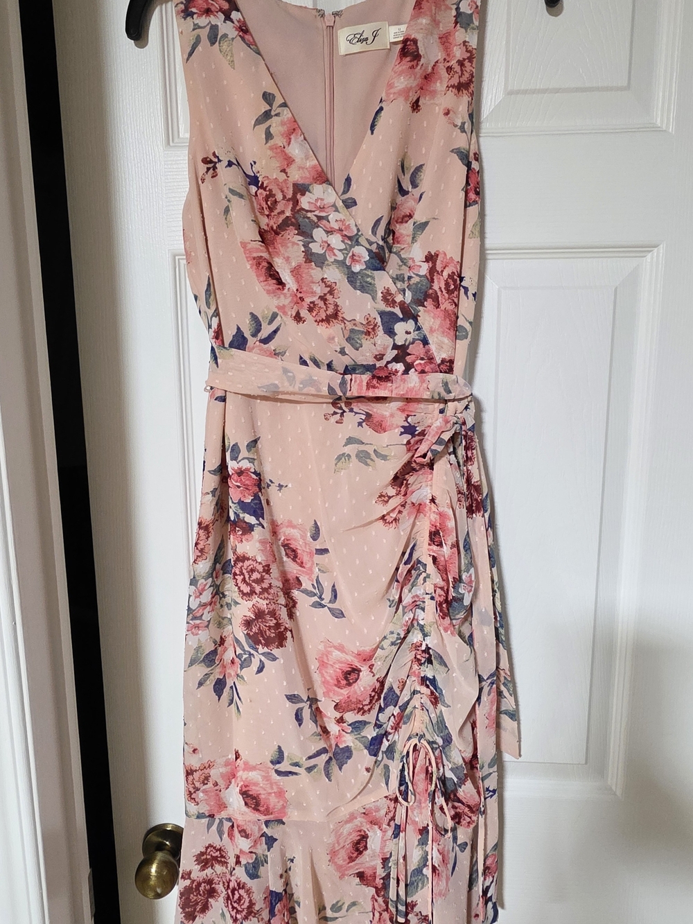 Eliza J Floral Pink Dress